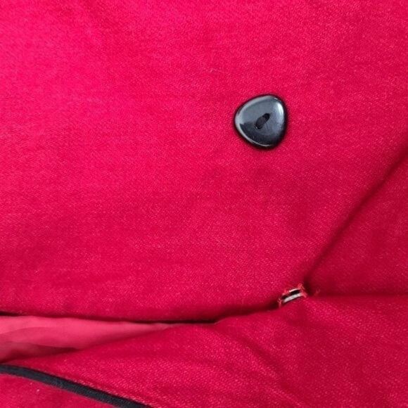 Vintage 90s Jordache Red Wool Jacket Blazer - Picture 11 of 15